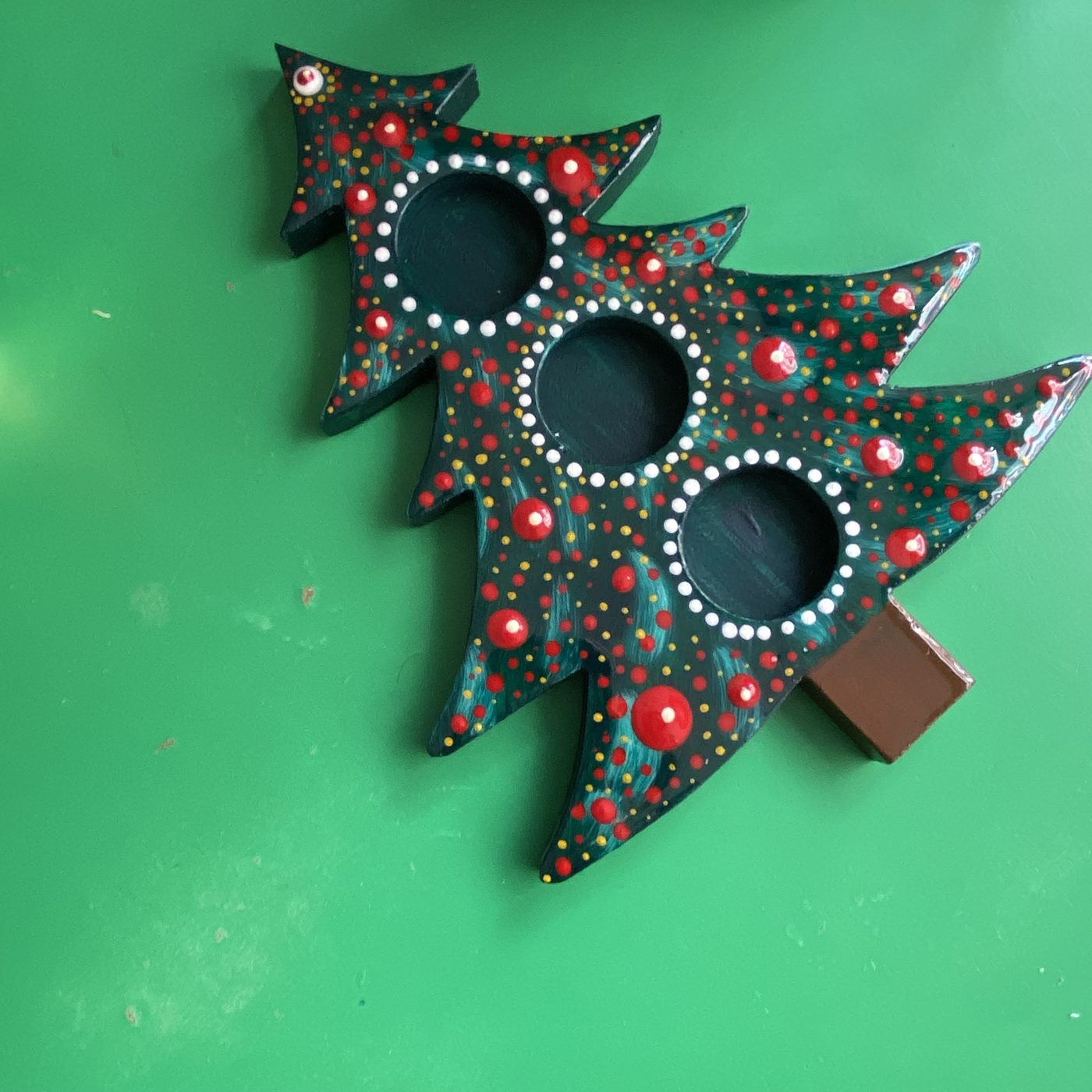 Árbol de navidad decorado